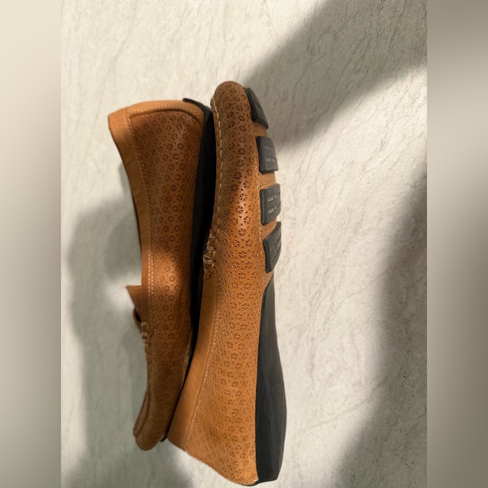 Women’s Brown Leather Loafers size 9.5 - Picture 4 of 9